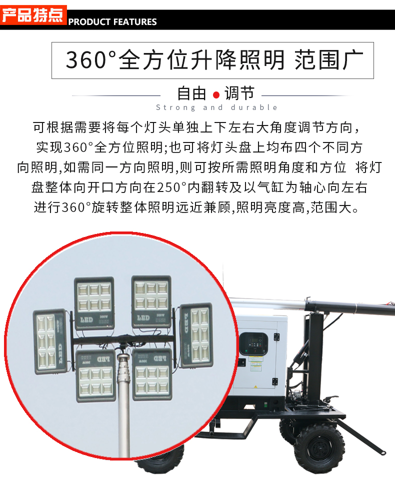 50kw白色靜音柴油燈塔發電機組特點 50kw白色靜音柴油燈塔發電機組特點