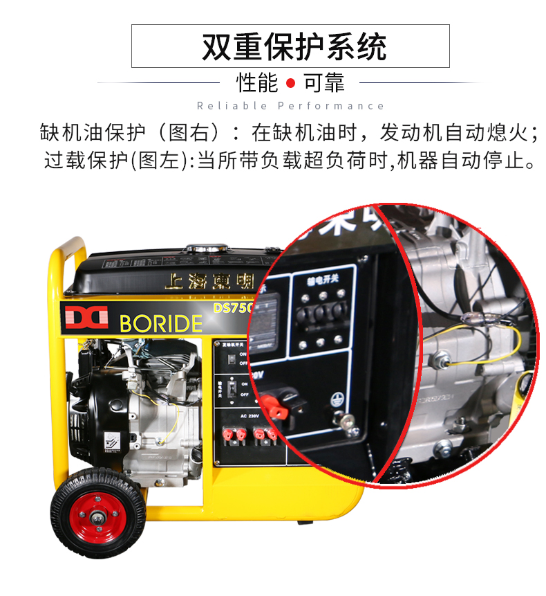 BR系列單三相6kw汽油發(fā)電機(jī)特點(diǎn) BR系列單三相6kw汽油發(fā)電機(jī)特點(diǎn)